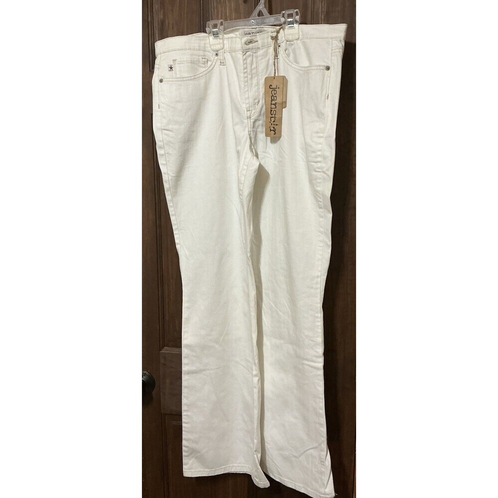 Jeanstar Mercury White Stretch Low Rise Bootcut Jeans Size 12 NWT